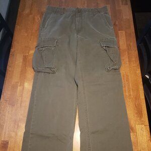 Timberland vintage cargo pants Y2K olive green men's 30x34